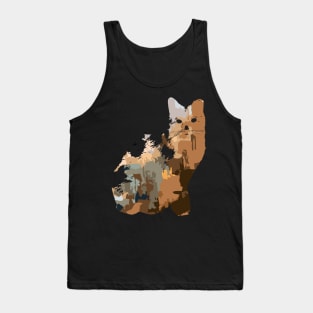 POTTER CAT IN ABSTRACT STYLE Tank Top